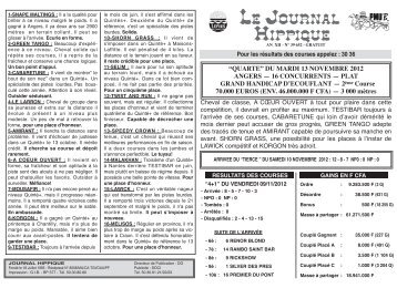 journal hippique pmub journal hippique pmub